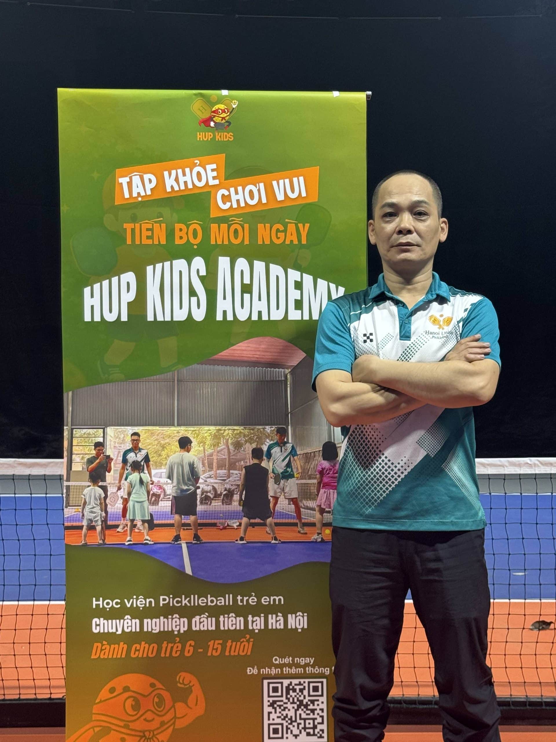 Chân dung HLV Vũ Anh Tuấn - Giám đốc chuyên môn Hanoi Union Pickleball