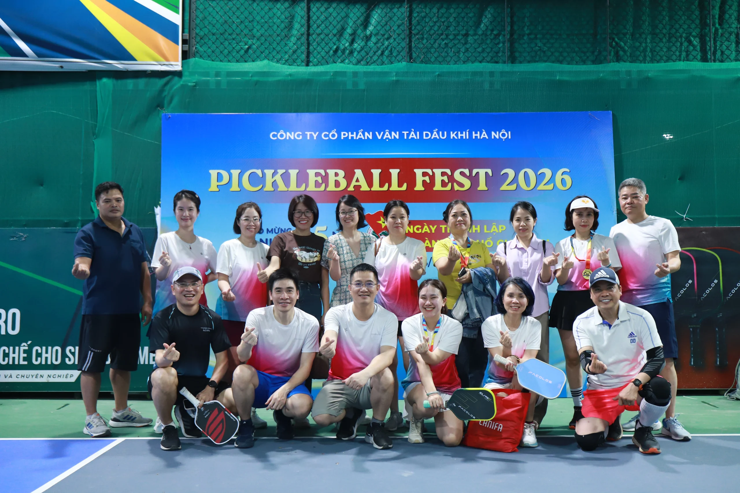 Học viên HUP thi đấu tại giải Pickleball