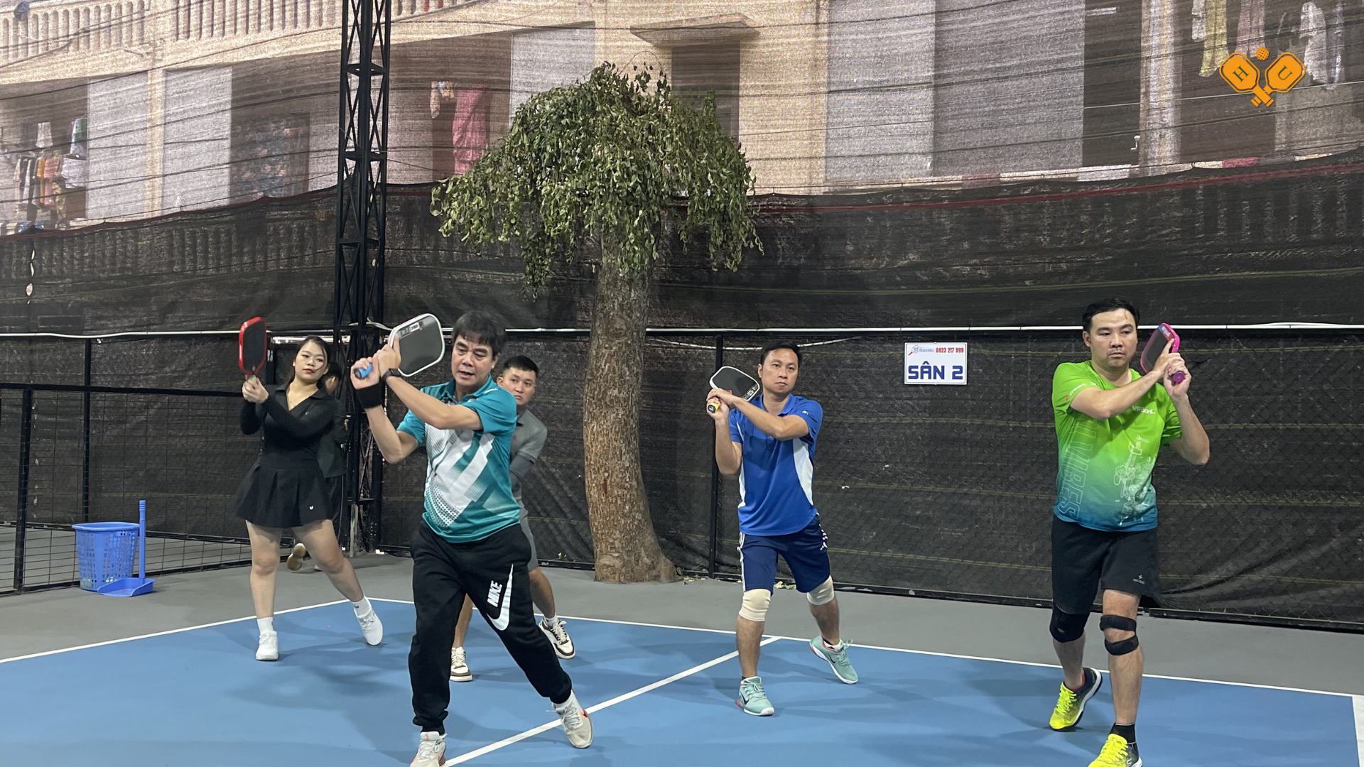 luật phát bóng pickleball