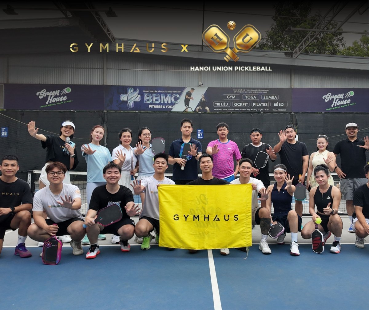 Hanoi Union Pickleball giao lưu và ký kết hợp tác chiến lược cùng GymHaus