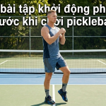 Minh họa bài tập khởi động Pickleball