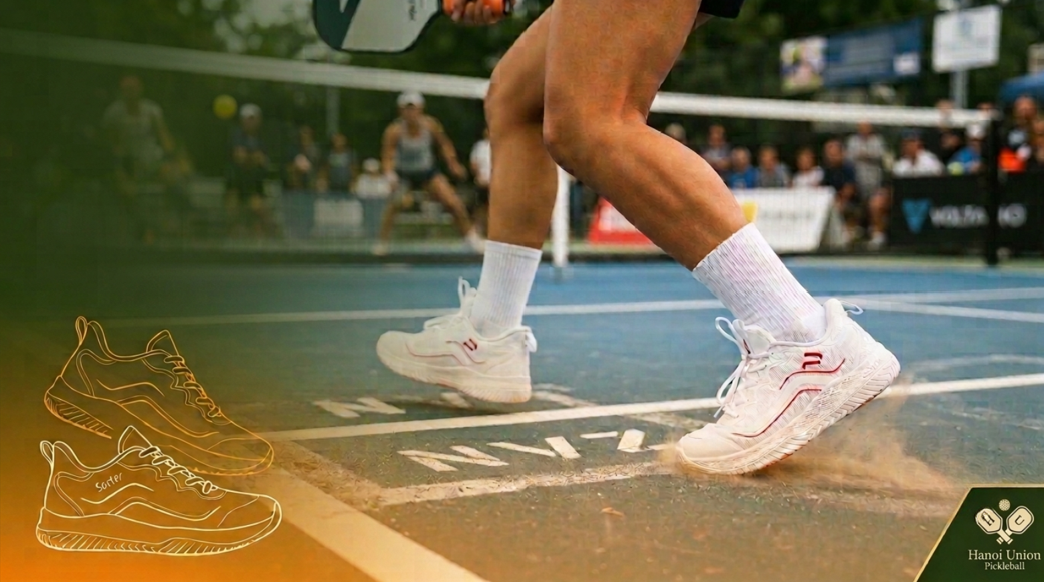 Lựa chọn giày chơi Pickleball chuẩn bảo vệ cổ chân